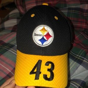 Reebok Troy Polamalu Pittsburgh Steelers Hat